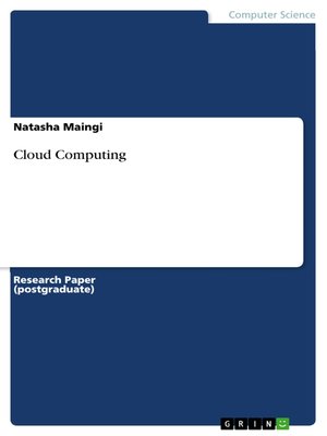 cover image of Cloud Computing